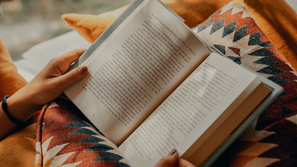 Reading: Person engrossed in a book